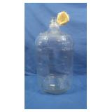 Vintage 5 Gal Clear Glass Carboy 18.5'H