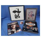 John Wayne Magazine,Book,Framed Pics&more