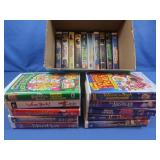 VHS Tapes incl-Aladdin,Mighty Ducks,Pooh&more