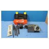 Lg Drill Birs incl.Hole Cut Saw Bits