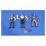 Vintage Hartland Plastics Cowboy Figures