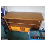 Wooden Media Console w/2 Drawers-48x16x30'H