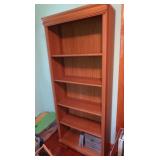 Wooden Book Case 29.75x12x72.5'H