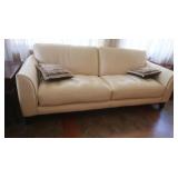 Leather Sofa 85x36.75x32.5'H,some