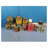Partial Cans of Stain,Paint,Glass&Metal