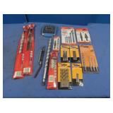 Assortment of Drill Bits-various