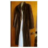 Pross Co. Full-Length Mink Fur Coat,Unknown size
