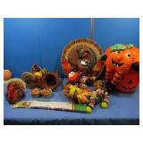 Thanksgiving Decor-18' Turkey Wreath,Turkey Snack