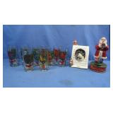 Vintage 12 Days of Christmas Glasses(full