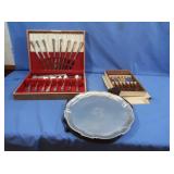 Rogers Silverware-plated Set in Box,Mode Danish