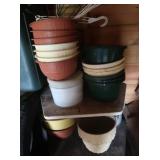 Wood&Metal Shelf,Garbage Can,Flower pots&more