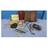 Vintage Rosary Beads,Vintage Change Purses&more