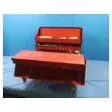 Lg Metal Toolbox w/Contents-18x11x12'