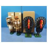 Vintage Terry's Village Woman&Man Pilgrim