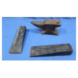 2-5 lb. Wedges,Cast Iron Blacksmith Anvil