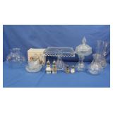 Vintage Fostoria Glass Pedestal Cake