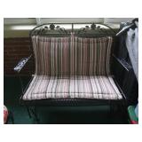 Metal Glider w/Cushion-45x26x36'H