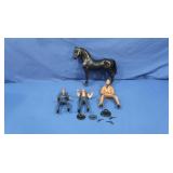 Vintage Hartland Plastics Western Figures&more