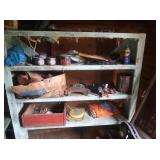 Wood Shelving Unit w/Contents-54x12x54'H