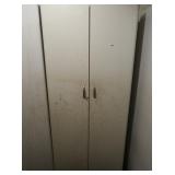 2 Door Metal Cabinet w/7 Shelves 27x13x66'H