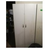 2 Door Metal Cabinet w/7 Shelves 27x13x66'H