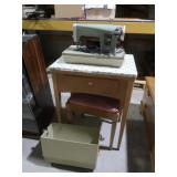 Sears Kenmore Sewing Machine 2142, Table &Bench
