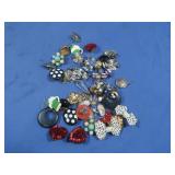 Costume Jewelry-Earring Pairs
