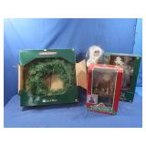 Motion/Animated Santa,Holiday Wreath,Angel Topper