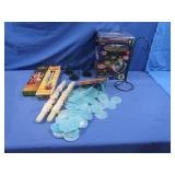 NIB Laser Magic Star Shower,Rainbow Drip Candles,