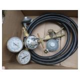 Harris Gauge Mod 25-180,Marshall Gas Regulator