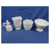 Vintage Westmoreland "Paneled Grape" Creamer &
