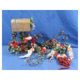 Christmas Decor w/ Vintage Knee Hugger Elves