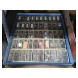 Hardware Storage unit, 16.25x6.5x15", w/contents