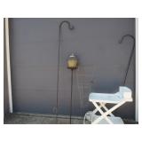 Plastic Garden Cart-28x20x32",Tomato Cage, & 2