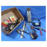 Variety of Tools-Level,Screwdriver,Vise