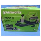 Greenworks Compact Pressure Washer, 1800 MAX