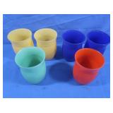 Vintage Hazel Atlas "Fine Rib" Tumbler set