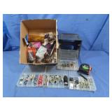 Sm Storage Unit 7.5x4.5x8" w/contents,Measuring