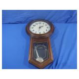 Vintage Elgin Regulator Clock 13x4x24"
