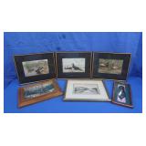 Misc Framed Photos Highlighting Wildlife-various