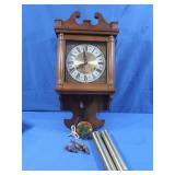Vintage Hamilton 31-day Wall Clock, 11x6x20"
