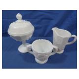 Vintage Westmoreland "Paneled Grape" Candy Dish &