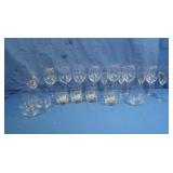Variety of Long Stemmed Wine Glasses,Stemless