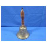 Vintage PA Railroad Brass Handbell 9.5"