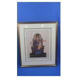 Framed Glass Photo Egyptian Papyrus