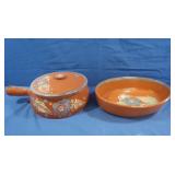 2 Vintage Mexican Pottery Pieces