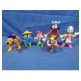 Vintage Disney Plastic Character Figures