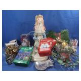 Lg Variety of Christmas Decor-Cookie Tin,Ceramic