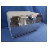 Vintage Aluminum Bread Box 17x11x10"
