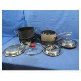 Pots, pans and lids
